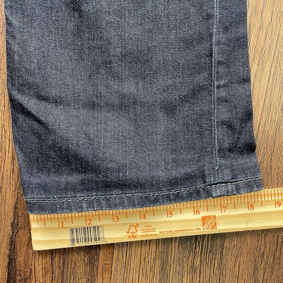 BKE Jeans Mens 30S Blue Carter Straight Western Denim Buckle Stretch Dark Wash - Picture 9 of 10